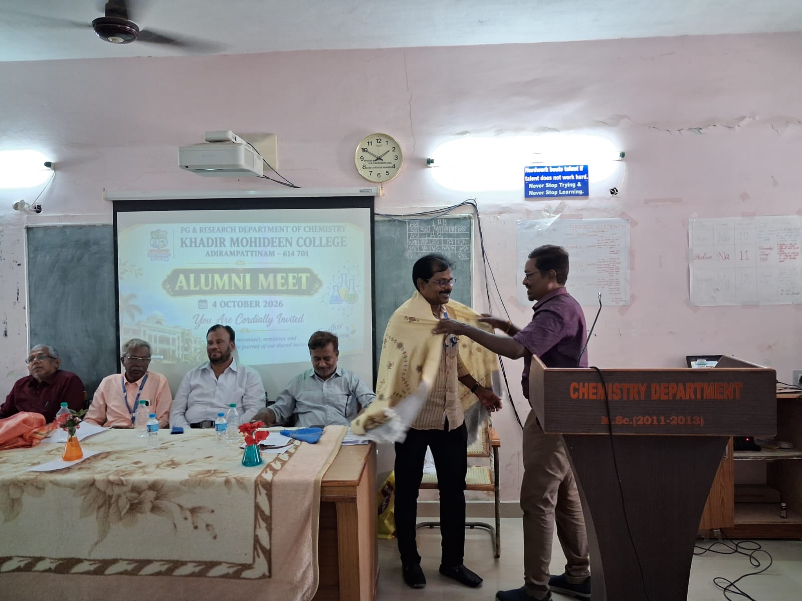 Alumni Meet 2026–PG & Research Department of Chemistry